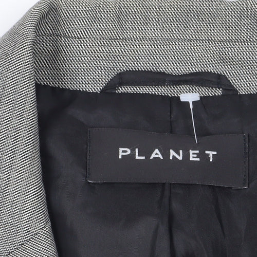 Planet Women’s Grey Blazer Size 14 Viscose Wool