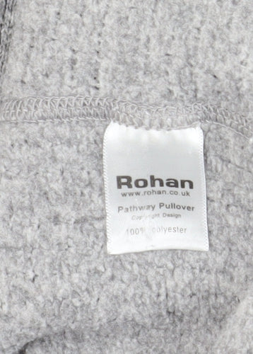 Rohan Men's Grey Pullover Knit Sweatshirt M