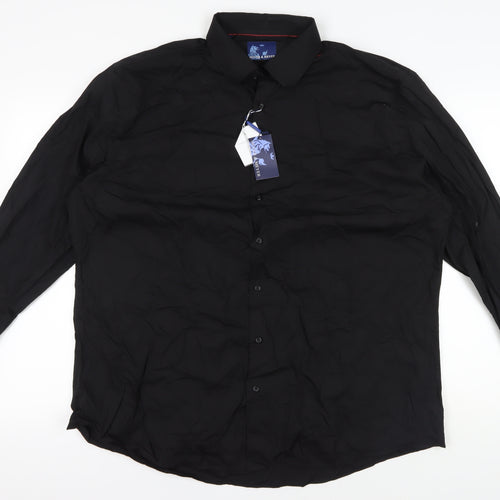 Meyer & Meyer Men's Black 3XL Regular Fit Shirt