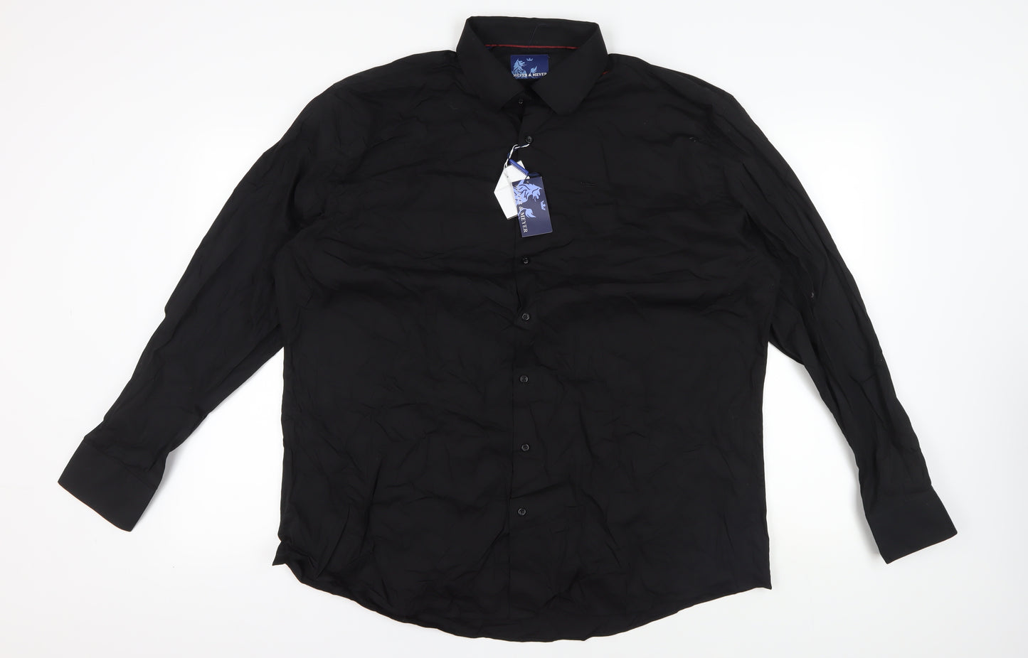 Meyer & Meyer Men's Black 3XL Regular Fit Shirt