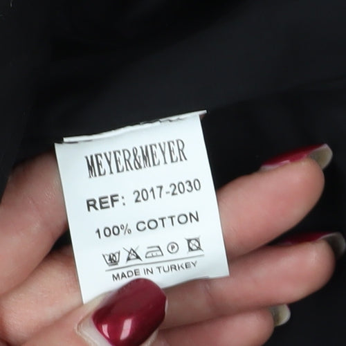 Meyer & Meyer Men's Black 3XL Regular Fit Shirt