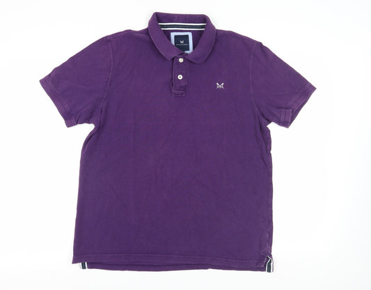 Crew Clothing Men's Purple XL Polo Shirt