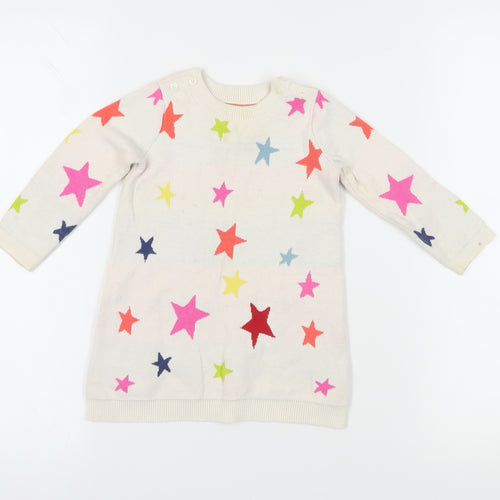 Gap Unisex Baby Multicoloured Star Jumper 12-18M Pullover