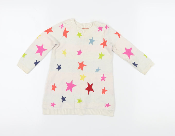 Gap Unisex Baby Multicoloured Star Jumper 12-18M Pullover
