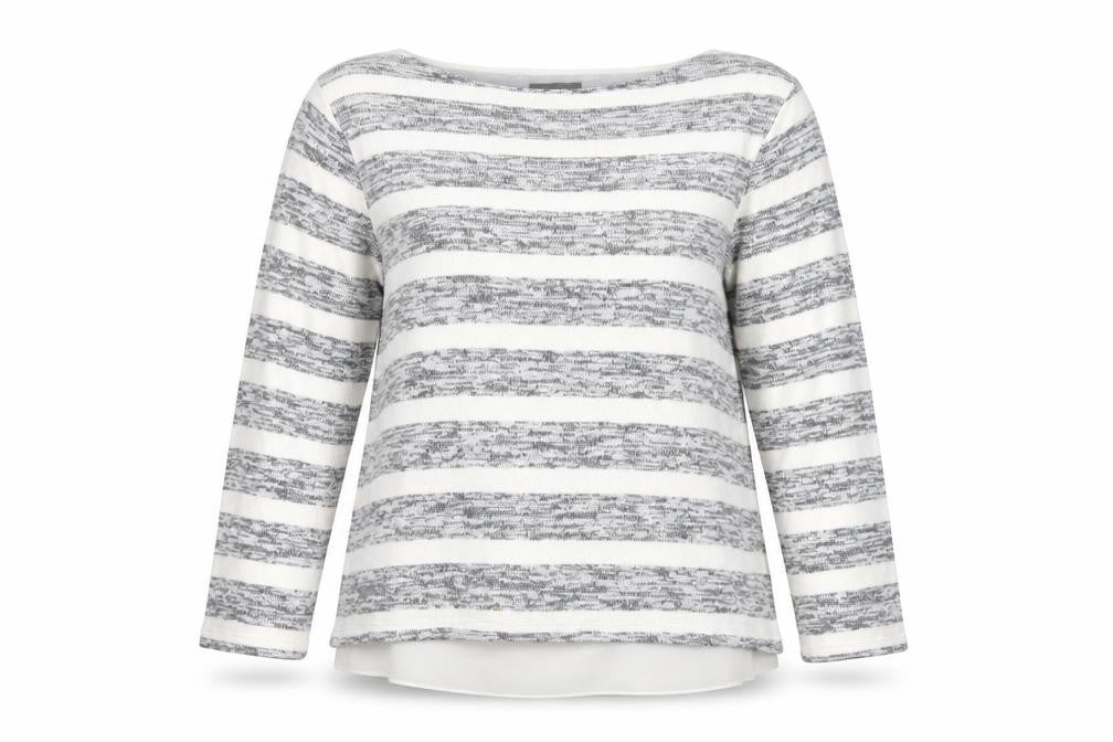 Front view of Phase Eight Women's Striped jumper, size 10