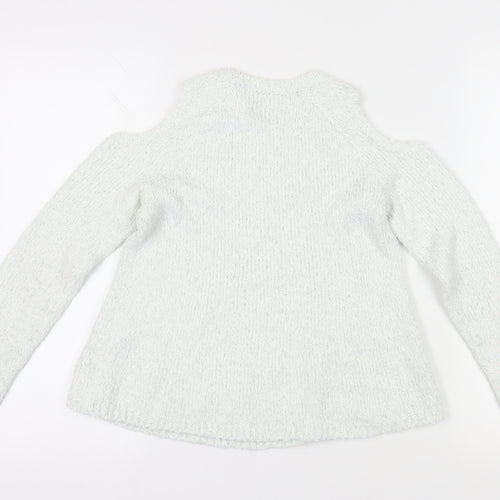 Abercrombie Kids White Girls Pullover Jumper 11-12 Years