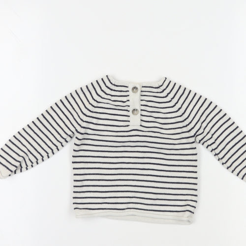 Joules Unisex Baby Dinosaur Striped Jumper 9-12M