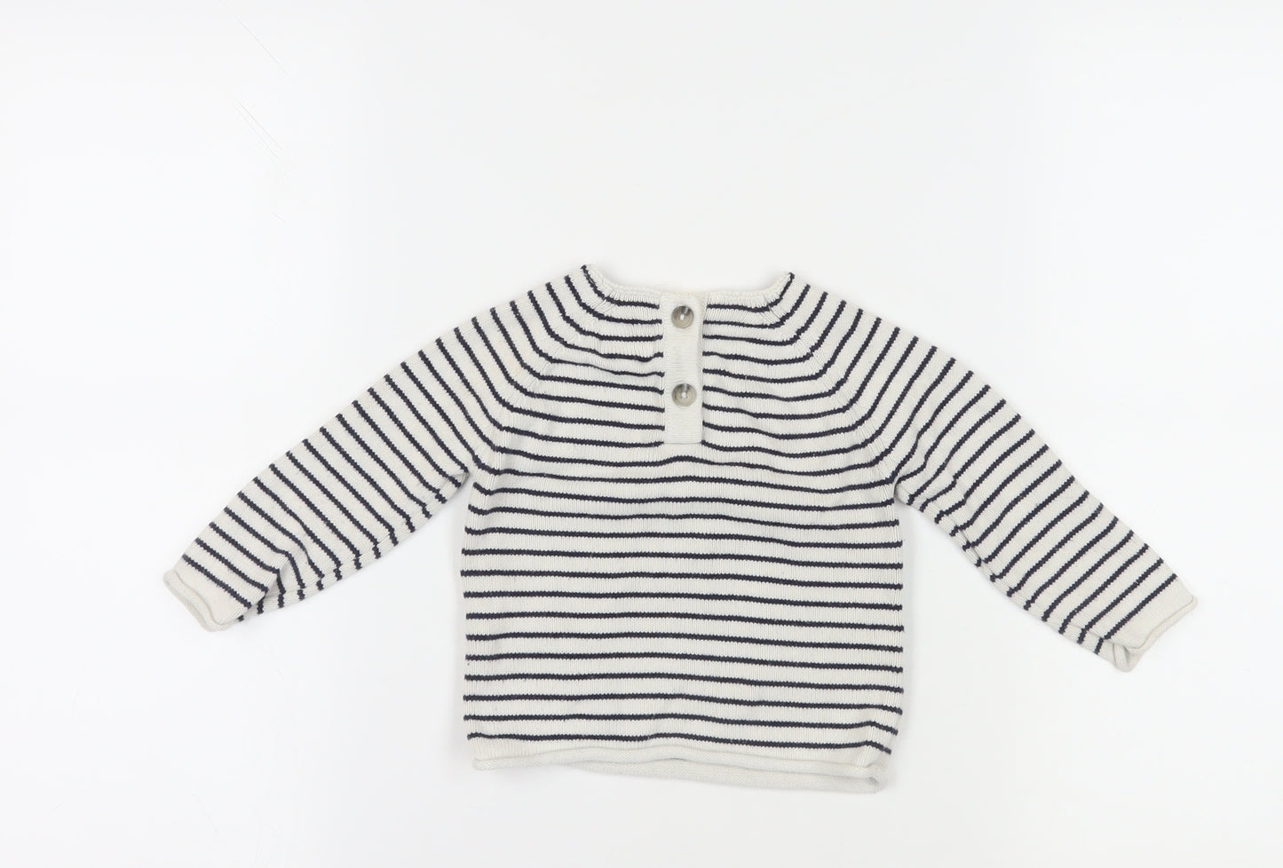 Joules Unisex Baby Dinosaur Striped Jumper 9-12M