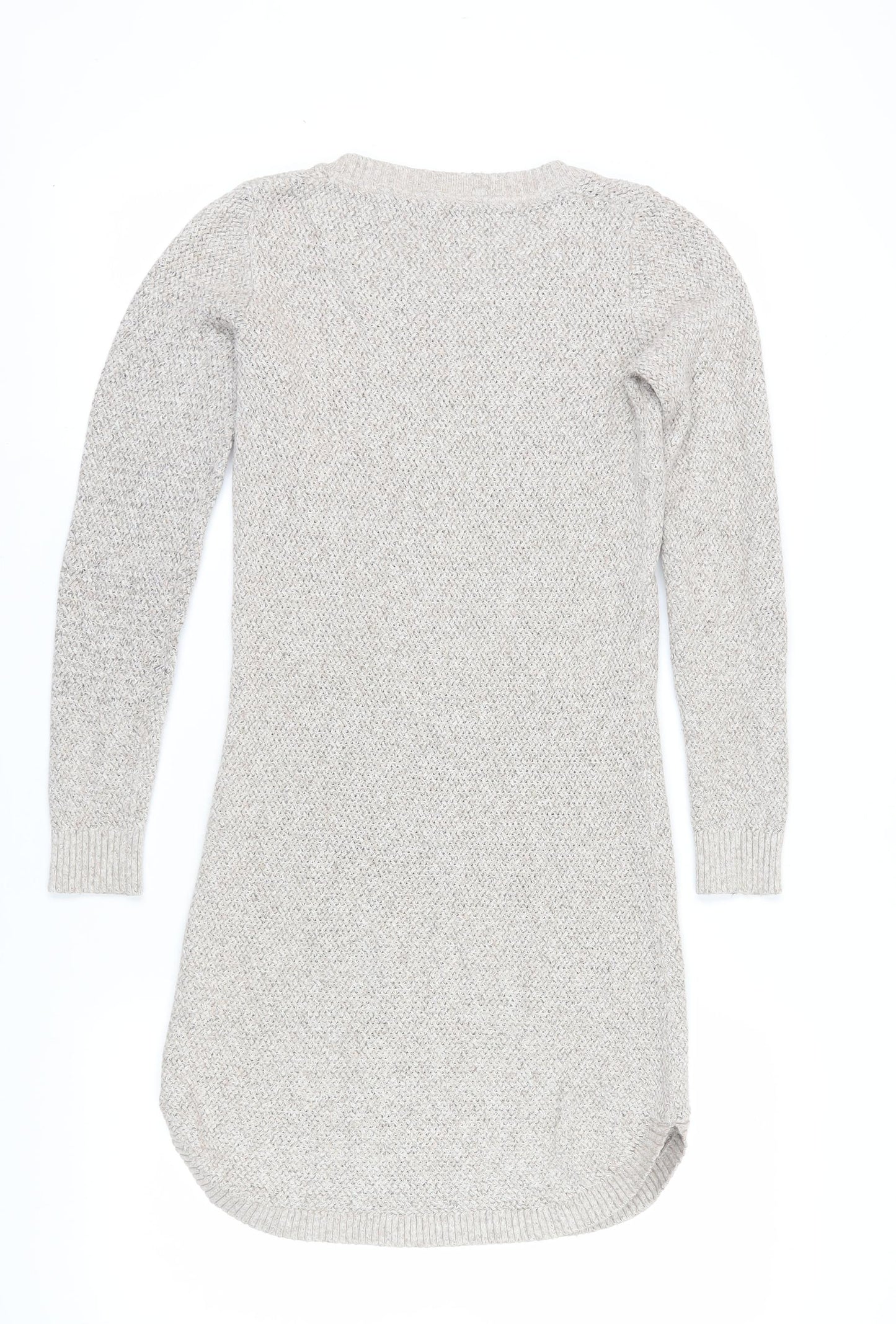 Fat Face Women's Beige Knit Jumper Dress Size 10