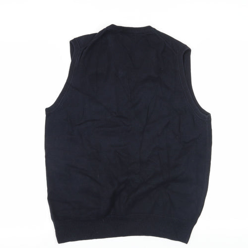 GANT Men's Black Sleeveless Knit Vest L