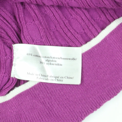 Laura Ashley Women's Pink V-Neck Jumper UK 12