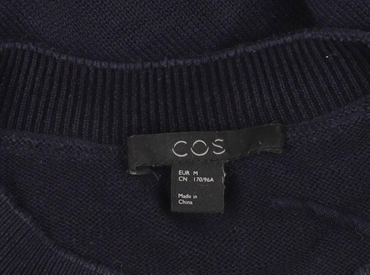 COS Women's Black Shift Dress Size 12 Cotton