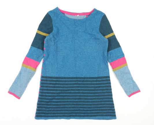 White Stuff Women's Multicoloured Striped Jumper Size 12