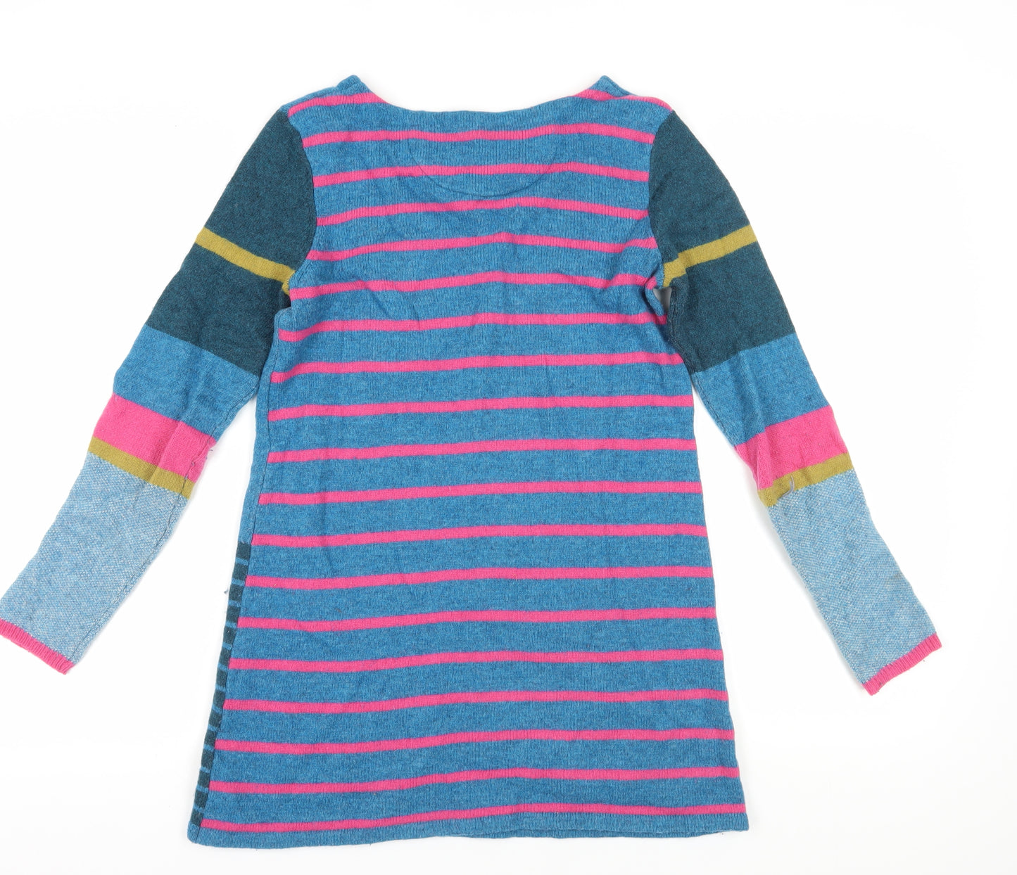 White Stuff Women's Multicoloured Striped Jumper Size 12