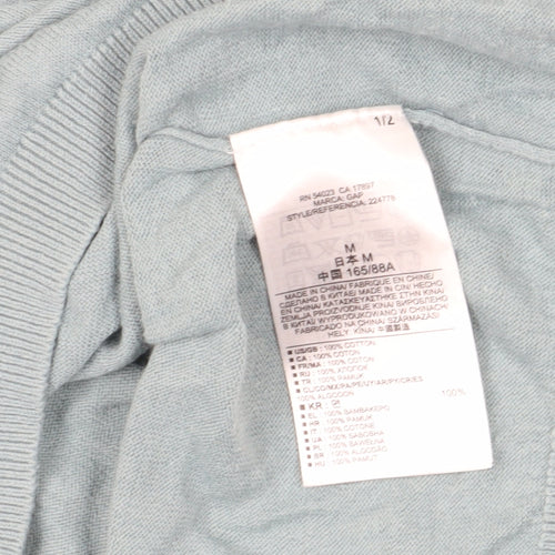 Gap Women's Blue Relaxed Pullover Jumper - Medium