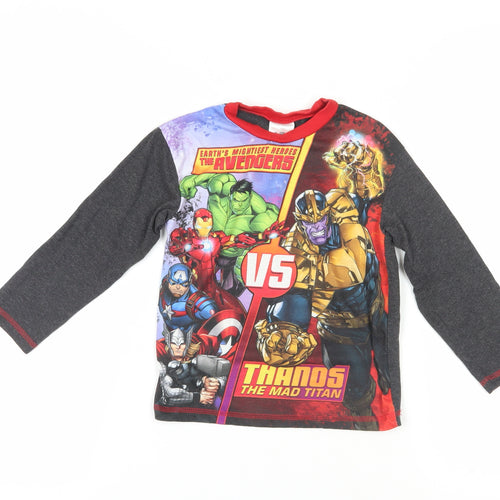 Boys Marvel Avengers Long Sleeve T-Shirt 4-5 Years