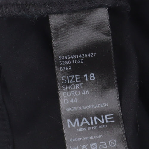 Maine New England Black Women’s Trousers, Size 18