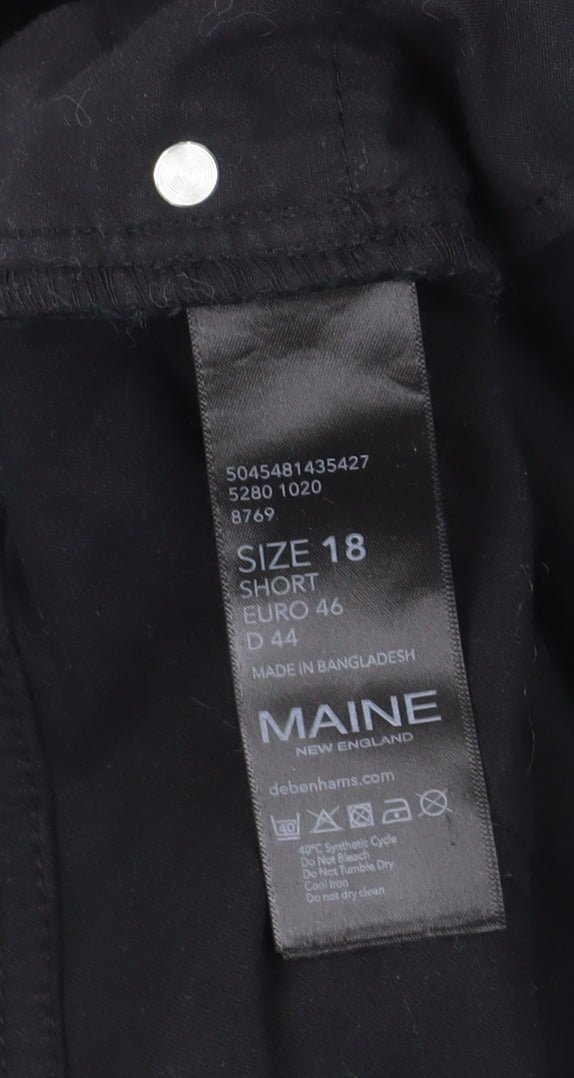 Maine New England Black Women’s Trousers, Size 18