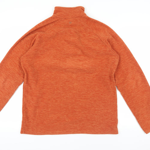 Mountain Warehouse Men's Orange 1/2 Zip Sweatshirt Medium