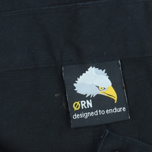 ORN Men's Black Dress Pants Size 38S Straight Leg