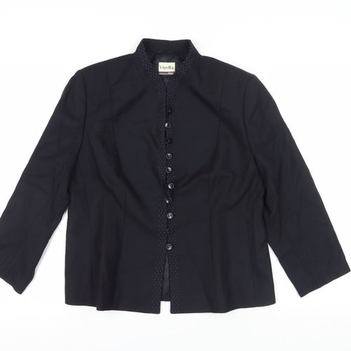 Viyella Women's Black Petite Suit Jacket Size 14