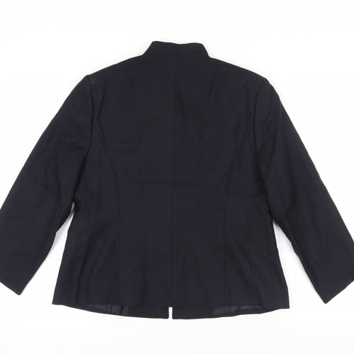Viyella Women's Black Petite Suit Jacket Size 14