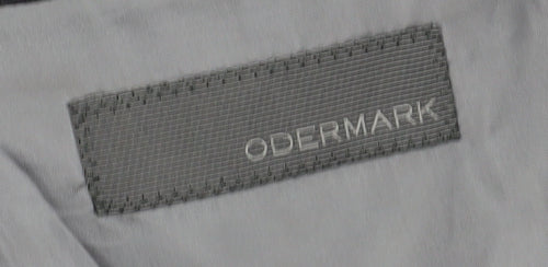 Odermark Men's Black Wool Blazer, Size 44, Regular Fit