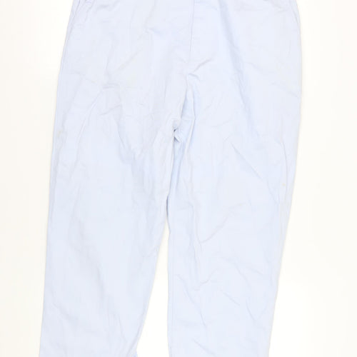 Lands' End Women's Blue Chino Trousers Size 14