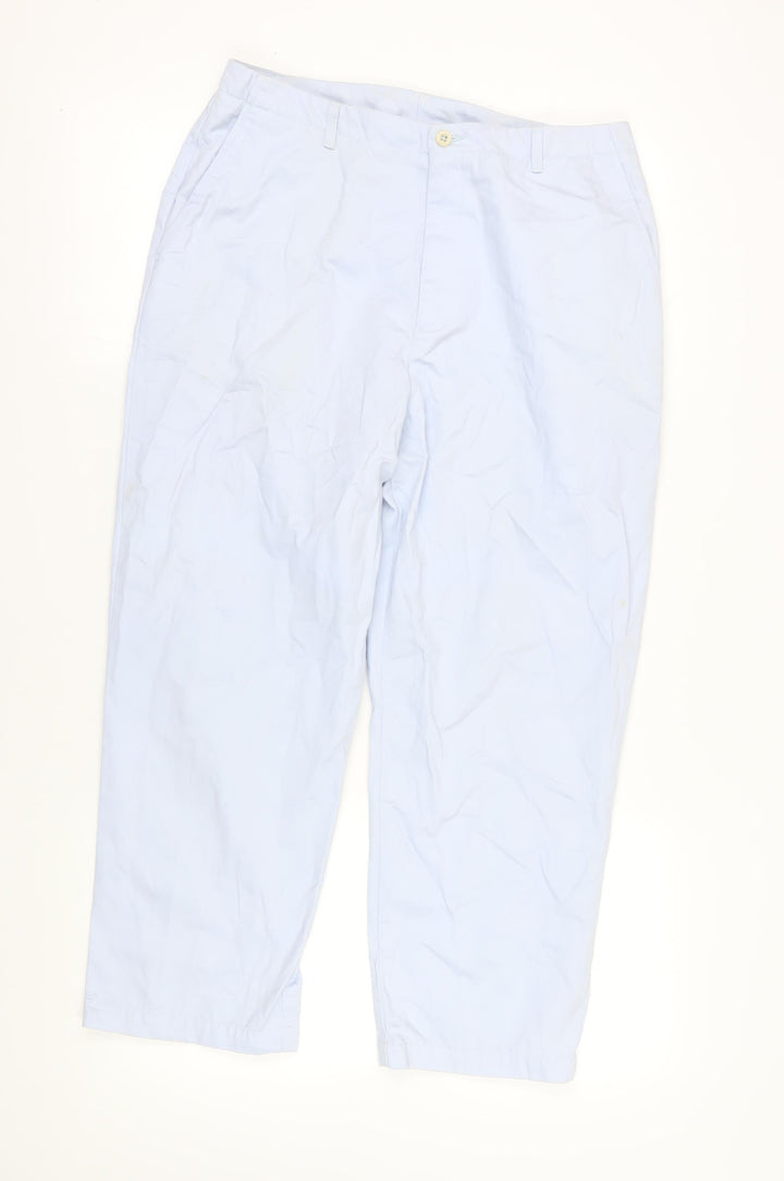 Lands' End Women's Blue Chino Trousers Size 14