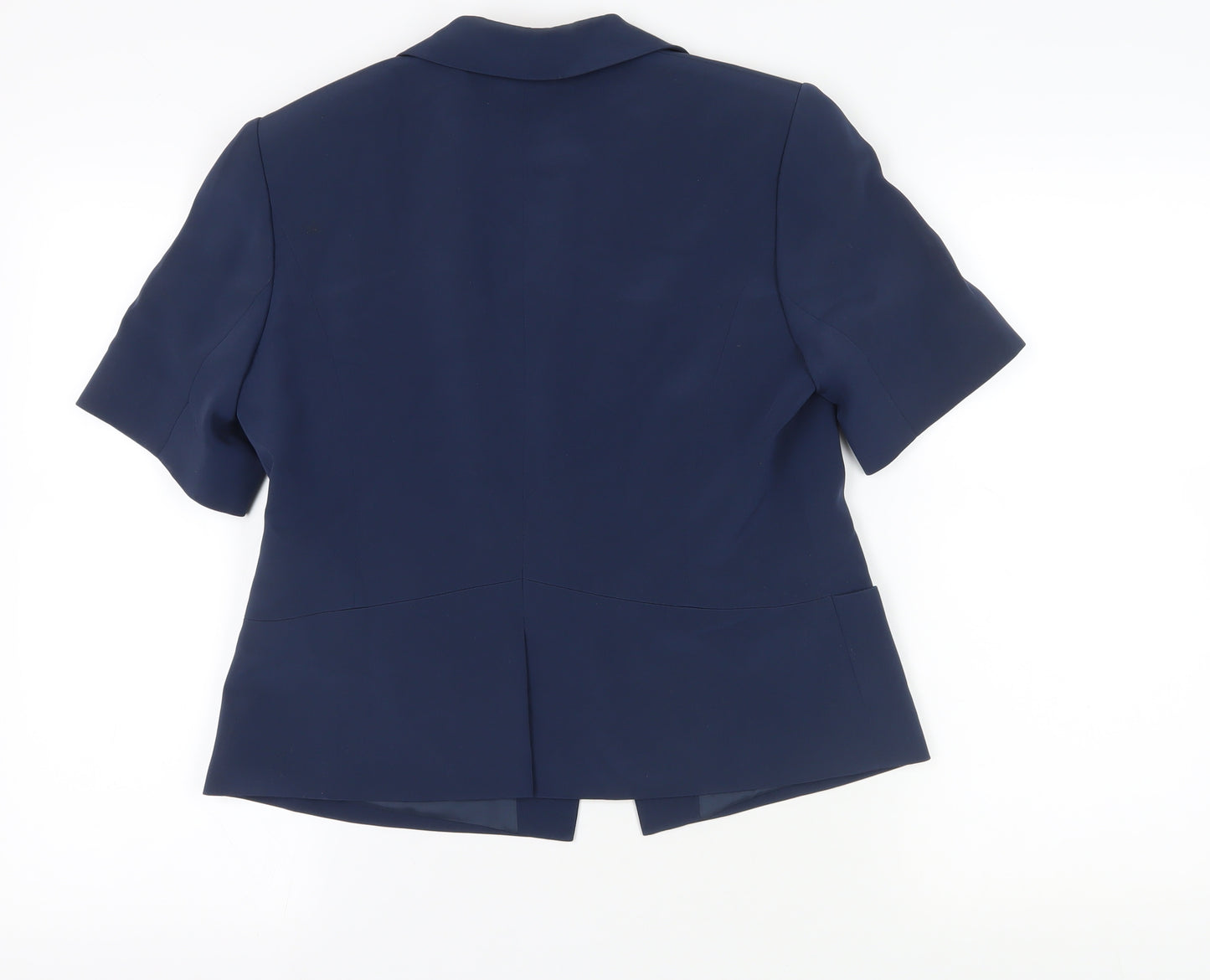 Country Casuals Women's Blue Silk Suit Jacket 12