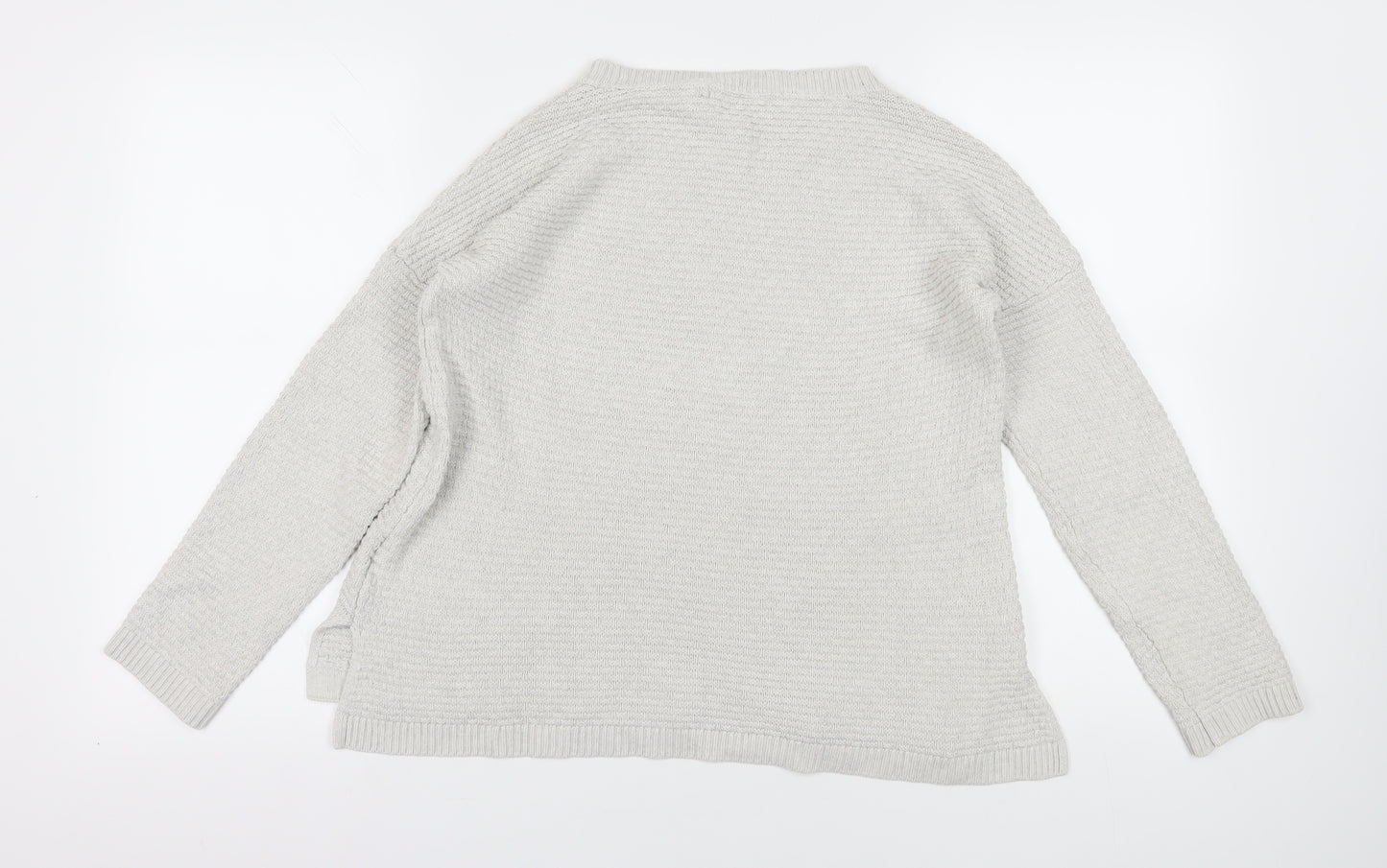 Dickins & Jones Grey Cotton Women's Jumper, Size S