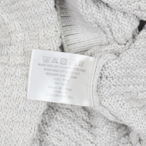 Dickins & Jones Grey Cotton Women's Jumper, Size S
