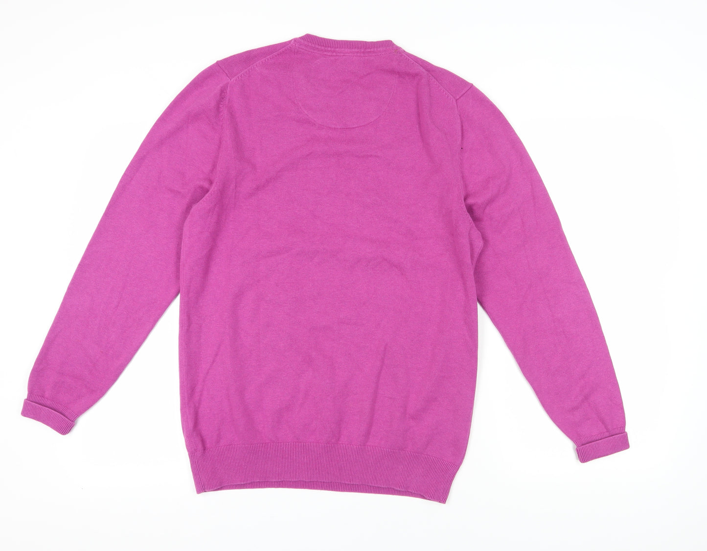 Asquith & Fox Men's Pink Pullover Jumper - Large