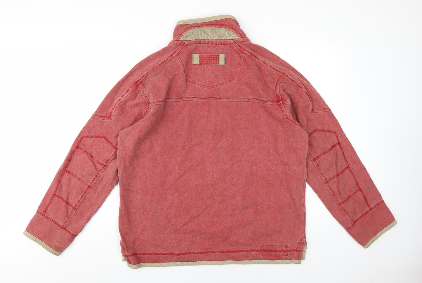 Fat Face Mens Red Cotton Pullover Sweatshirt Size M