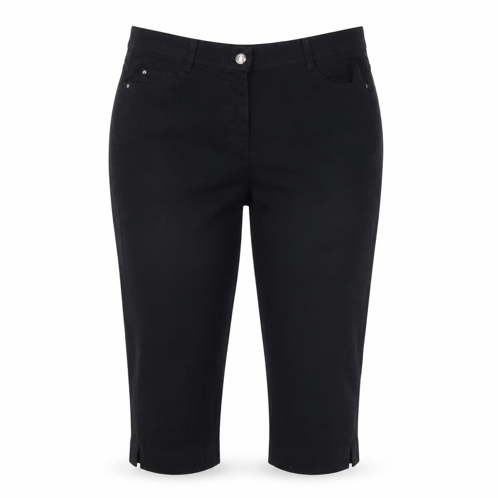 Olsen Womens Black Cotton Capri Jeans Size 34 in L21 in Regular Zip