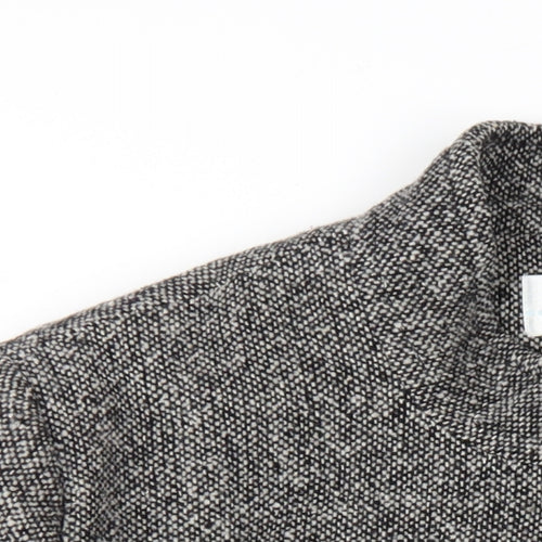 AMARANTO Womens Grey Jacket Coat Size 20 Zip