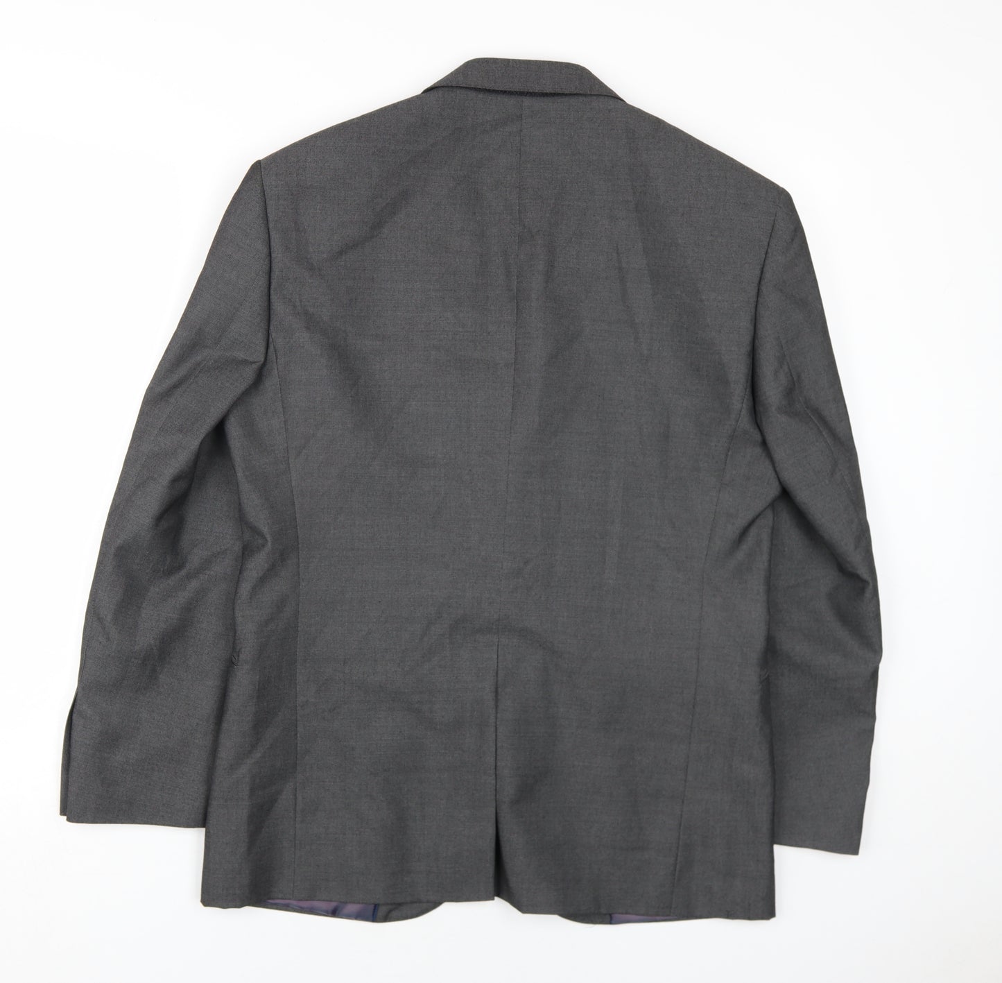 Taylor & Wright Mens Grey Polyester Jacket Blazer Size 38 Regular