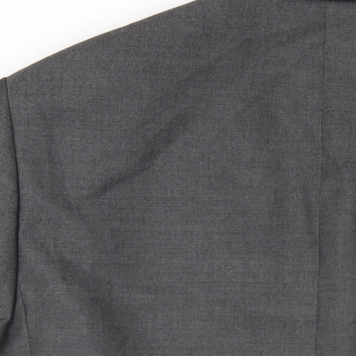 Taylor & Wright Mens Grey Polyester Jacket Blazer Size 38 Regular