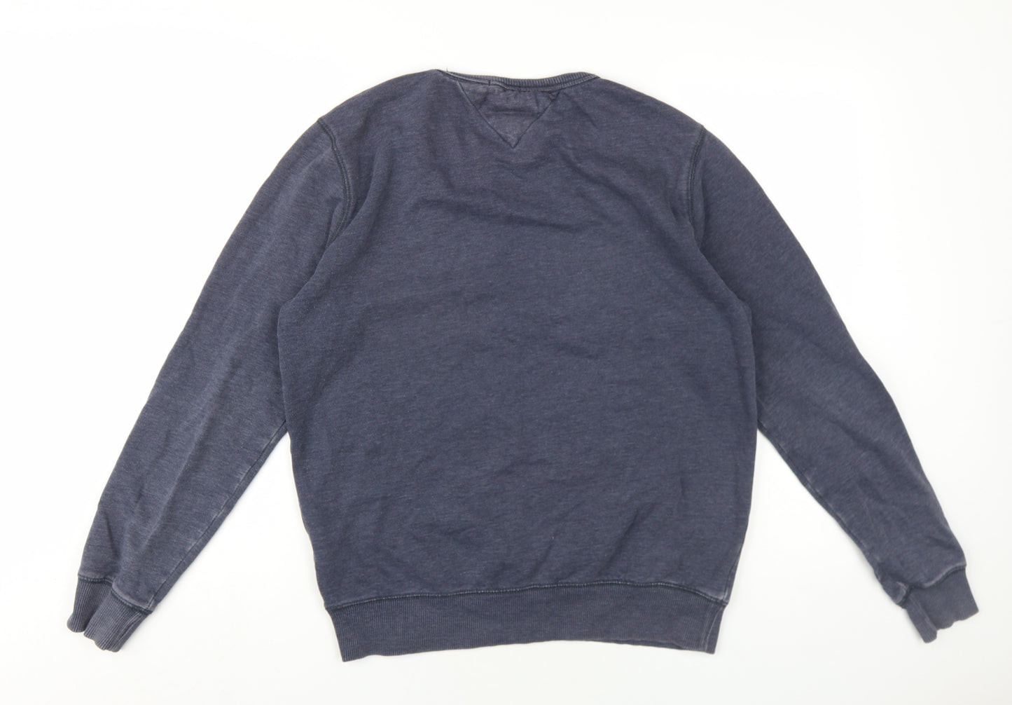 Tommy Hilfiger Womens Blue Cotton Pullover Sweatshirt Size M Pullover