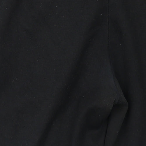 JACK & JONES Mens Black Polyester Jogger Trousers Size L L30 in Regular Drawstring