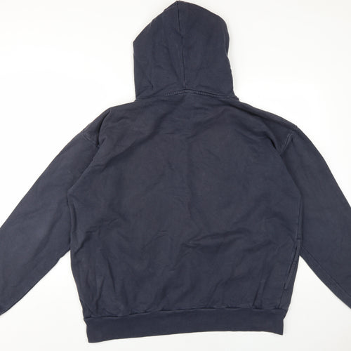 Diesel Mens Blue Cotton Pullover Hoodie Size L