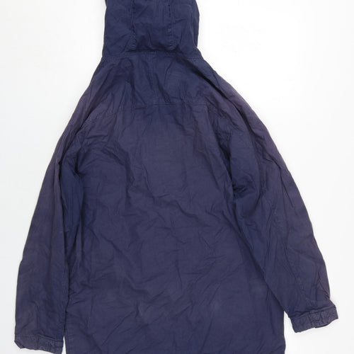 Jack Wills Womens Blue Jacket Coat Size 10 Zip