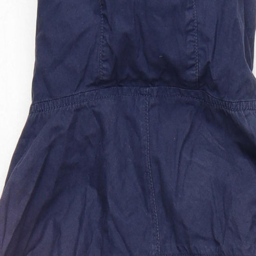 Jack Wills Womens Blue Jacket Coat Size 10 Zip