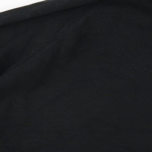 Liz Claiborne Womens Black Cotton Pullover Sweatshirt Size XL Pullover