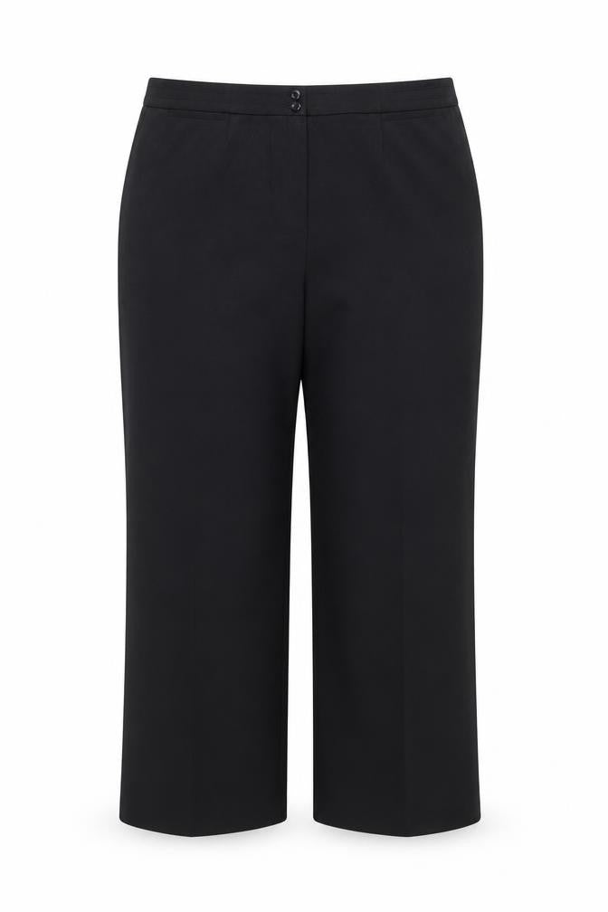 EWM Womens Grey Polyester Dress Pants Trousers Size 18 L30 in Regular Zip