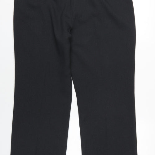 EWM Womens Grey Polyester Dress Pants Trousers Size 18 L30 in Regular Zip