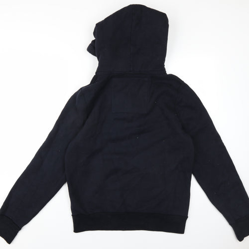 Hollister Mens Black Cotton Pullover Hoodie Size M