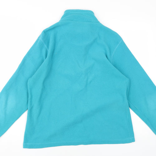 Regatta Womens Blue Polyester Pullover Sweatshirt Size 14 Zip