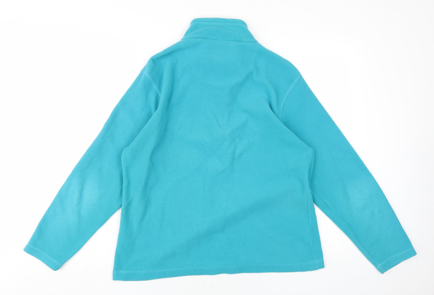 Regatta Womens Blue Polyester Pullover Sweatshirt Size 14 Zip