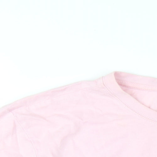 Element Mens Pink Cotton T-Shirt Size XS Round Neck
